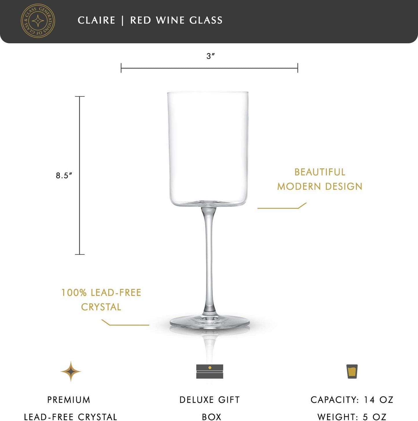 GoodStory™ Red Wine Glasses