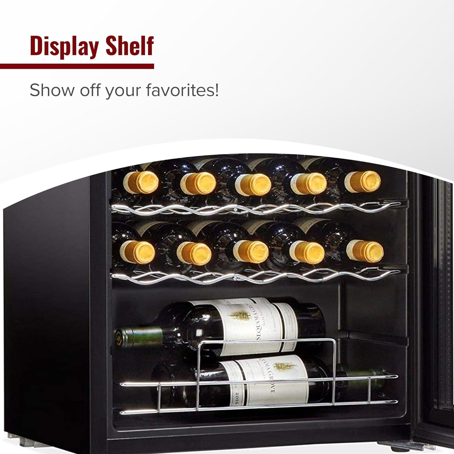 GoodStory™ 32 Bottle Wine Cooler