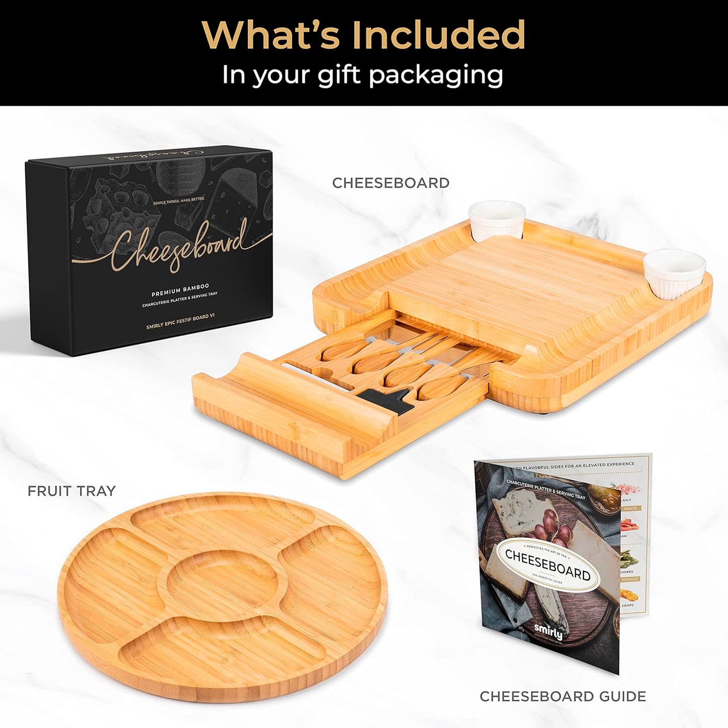 GoodStory™ Cheese Board Set